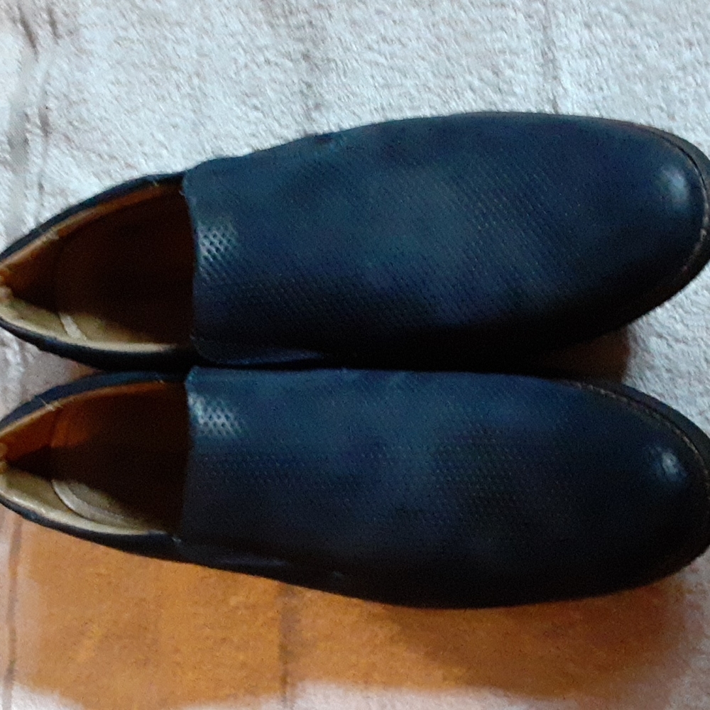 Men's Shoes American Classic DeLarentis sz 10.5 M Navy Blue Suede
